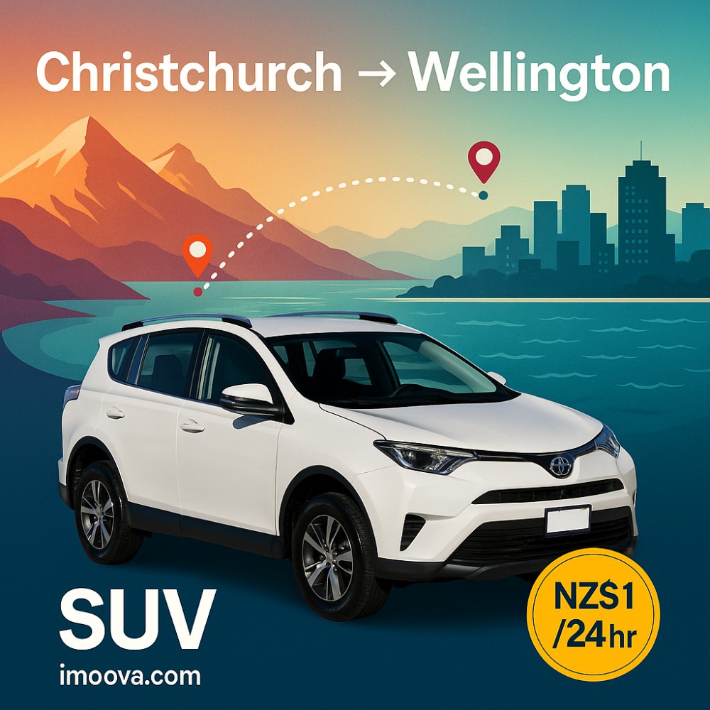 SUV available for relocation from Christchurch to Wellington