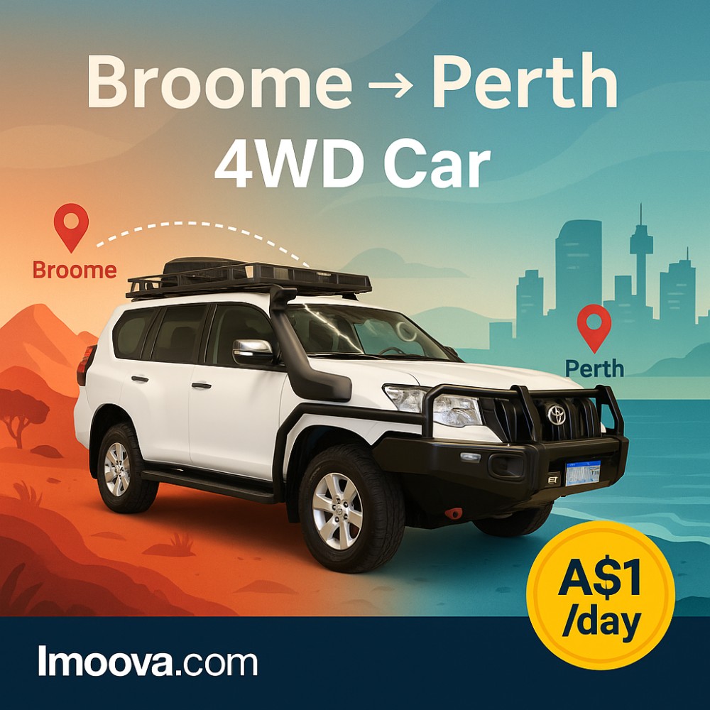 4WD Car available for relocation from Broome to Perth