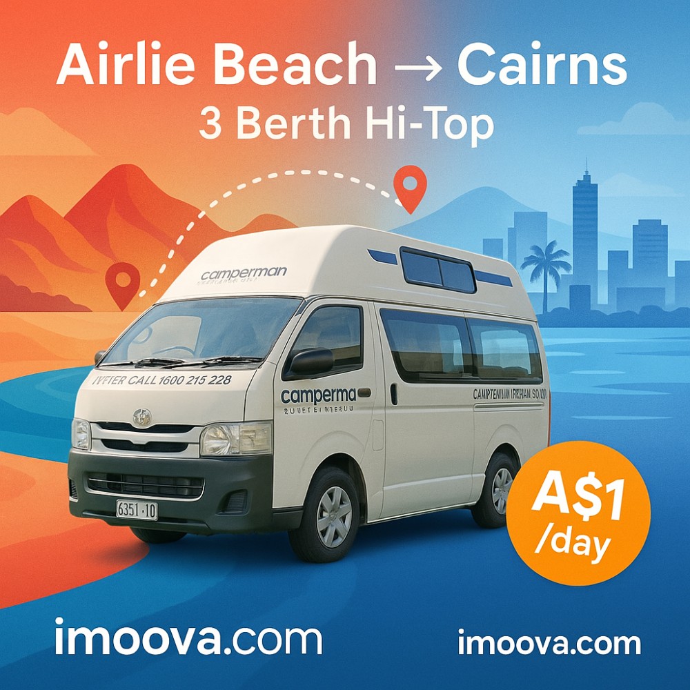 3 Berth Hi-Top available for relocation from Airlie Beach to Cairns