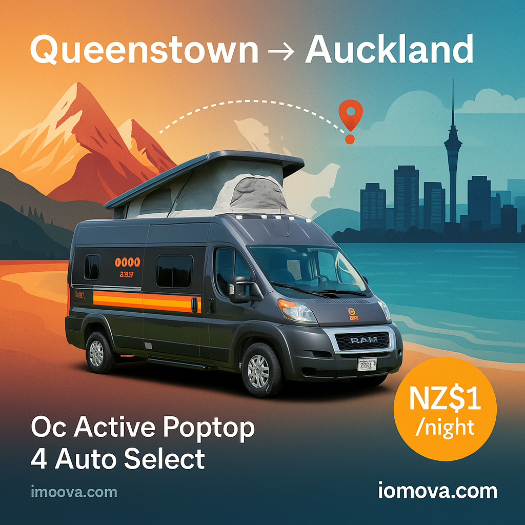 Queenstown to Auckland