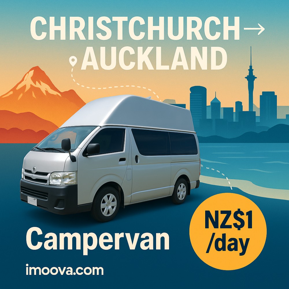 Campervan available for relocation from Christchurch to Auckland