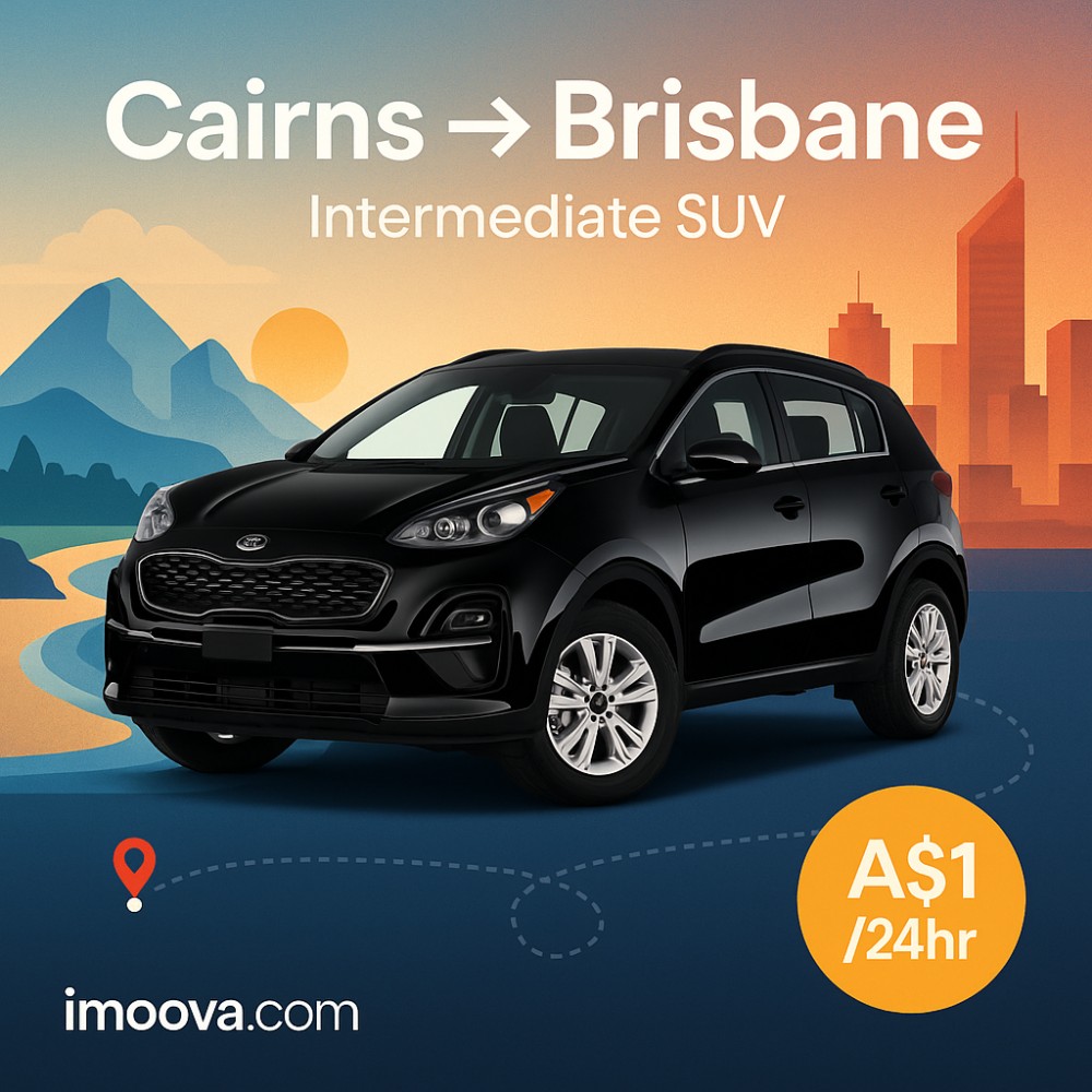 Intermediate SUV available for relocation from Cairns to Brisbane