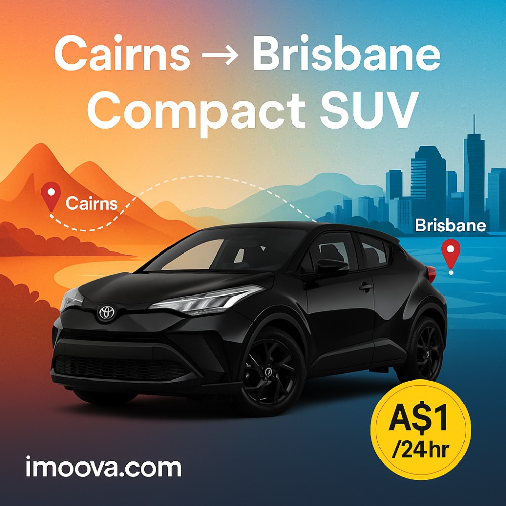 Compact SUV available for relocation from Cairns to Brisbane