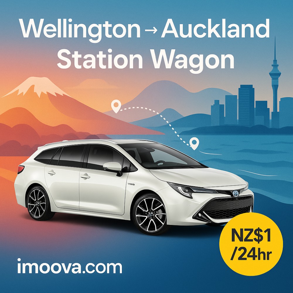 Wellington to Auckland