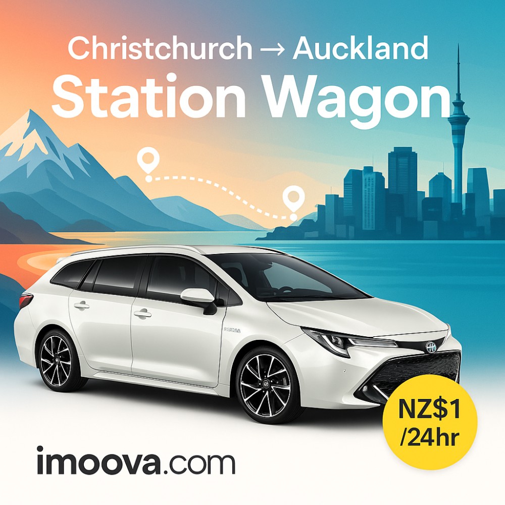 Station Wagon available for relocation from Christchurch to Auckland
