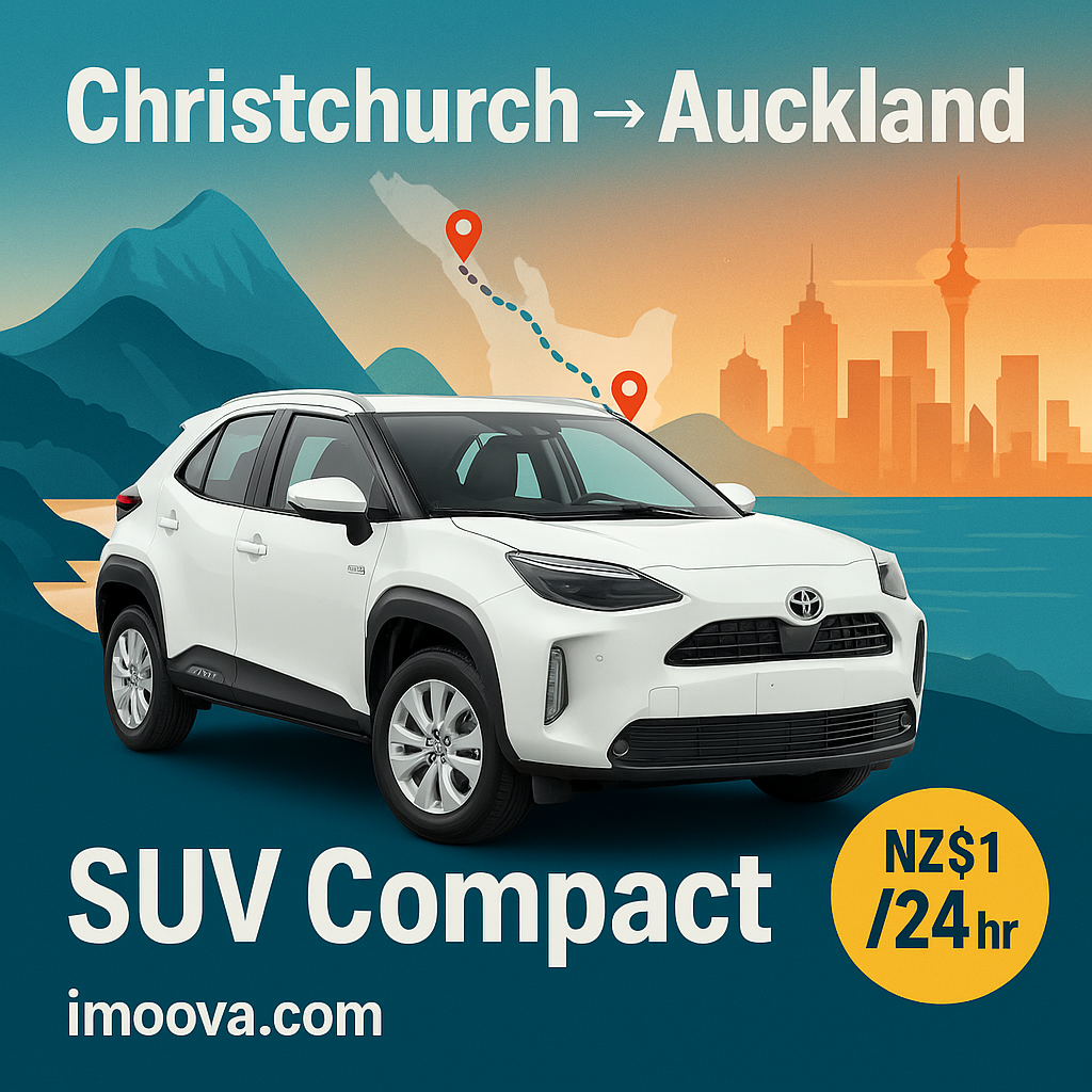SUV Compact available for relocation from Christchurch to Auckland