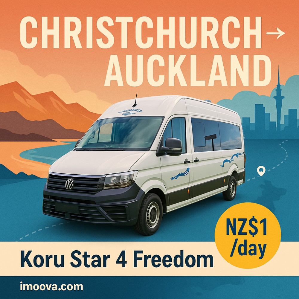 Koru Star 4 Freedom available for relocation from Christchurch to Auckland