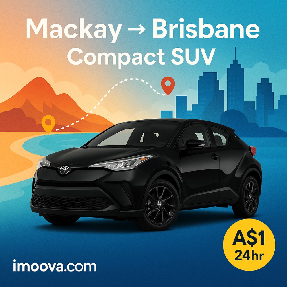 Compact SUV available for relocation from Mackay to Brisbane