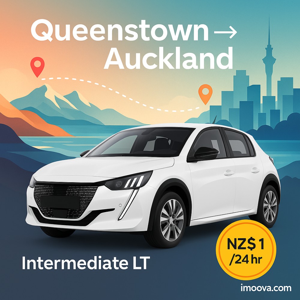 Queenstown to Auckland