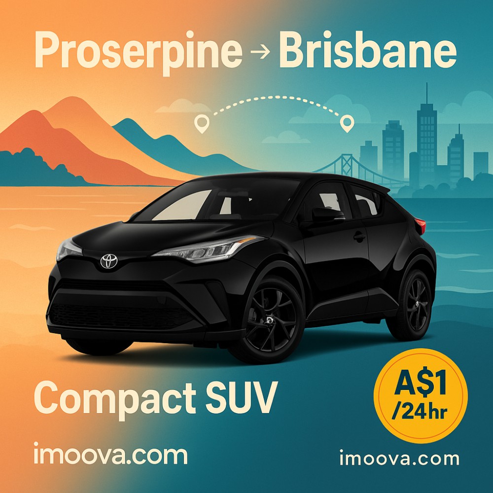 Compact SUV available for relocation from Proserpine to Brisbane