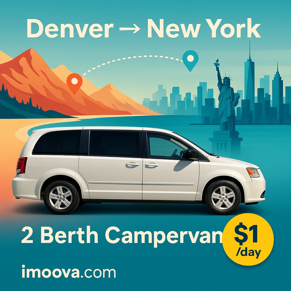 2 Berth Campervan available for relocation from Denver to New York