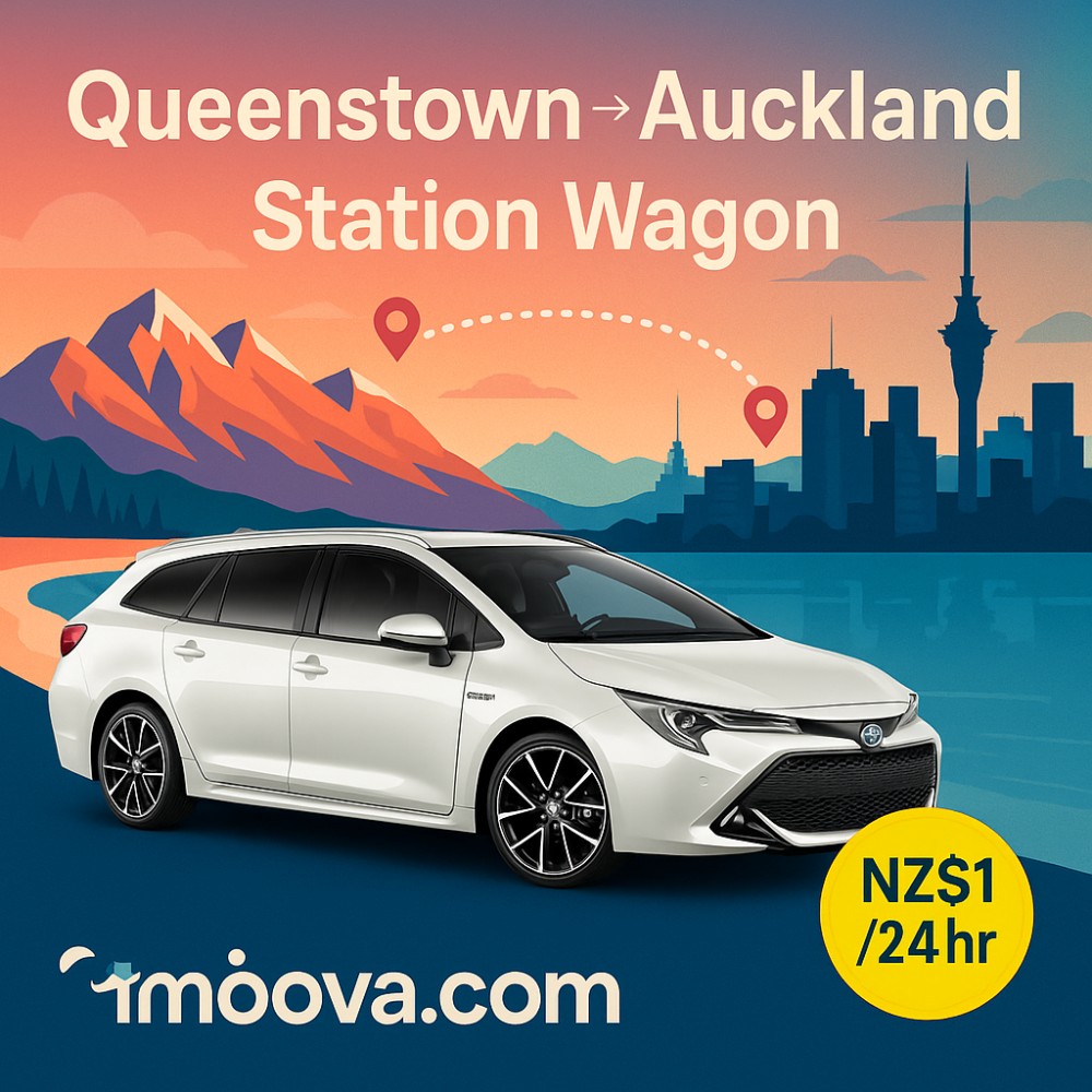 Station Wagon available for relocation from Queenstown to Auckland