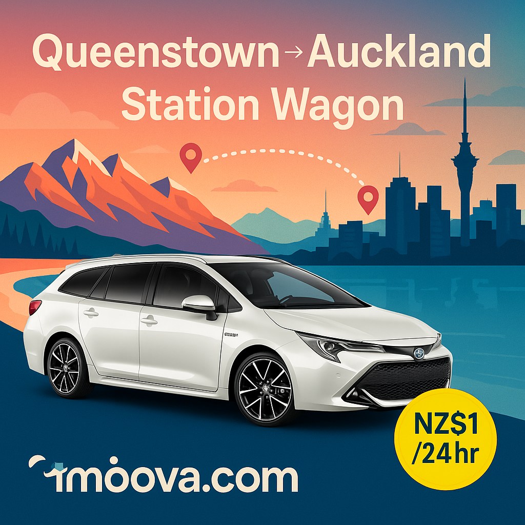 Station Wagon available for relocation from Queenstown to Auckland