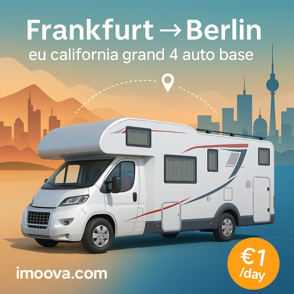 eu california grand 4 auto base available for relocation from Frankfurt to Berlin
