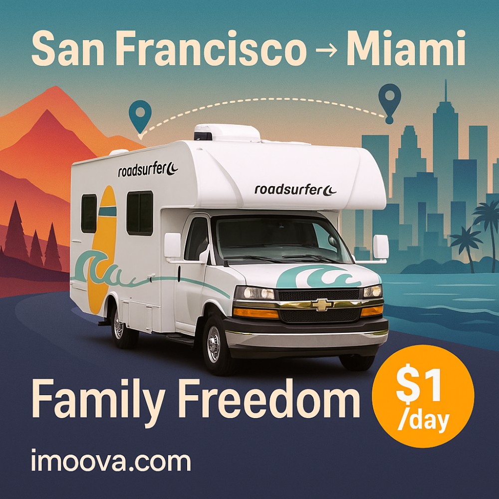 Family Freedom available for relocation from San Francisco to Miami