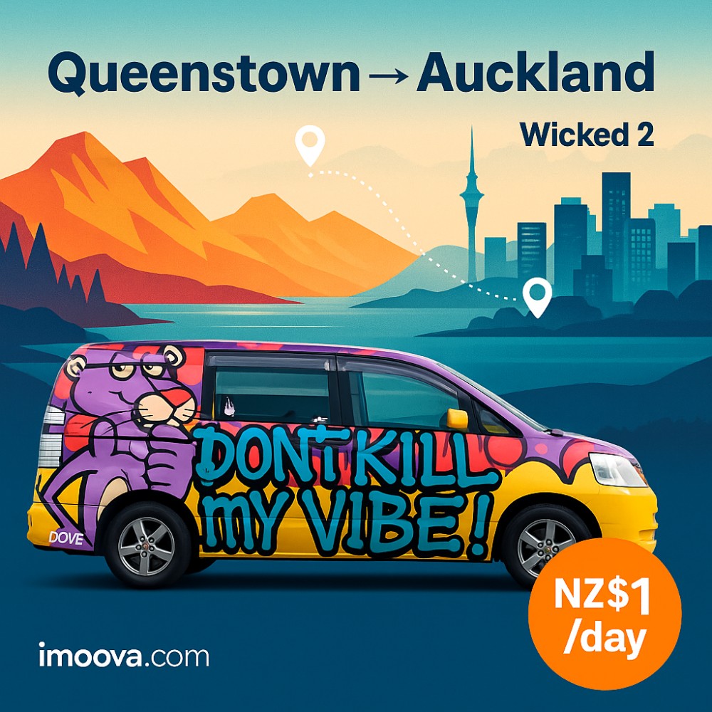 Queenstown to Auckland