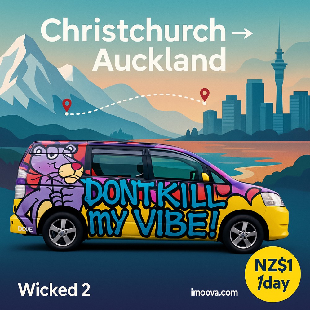 Christchurch to Auckland