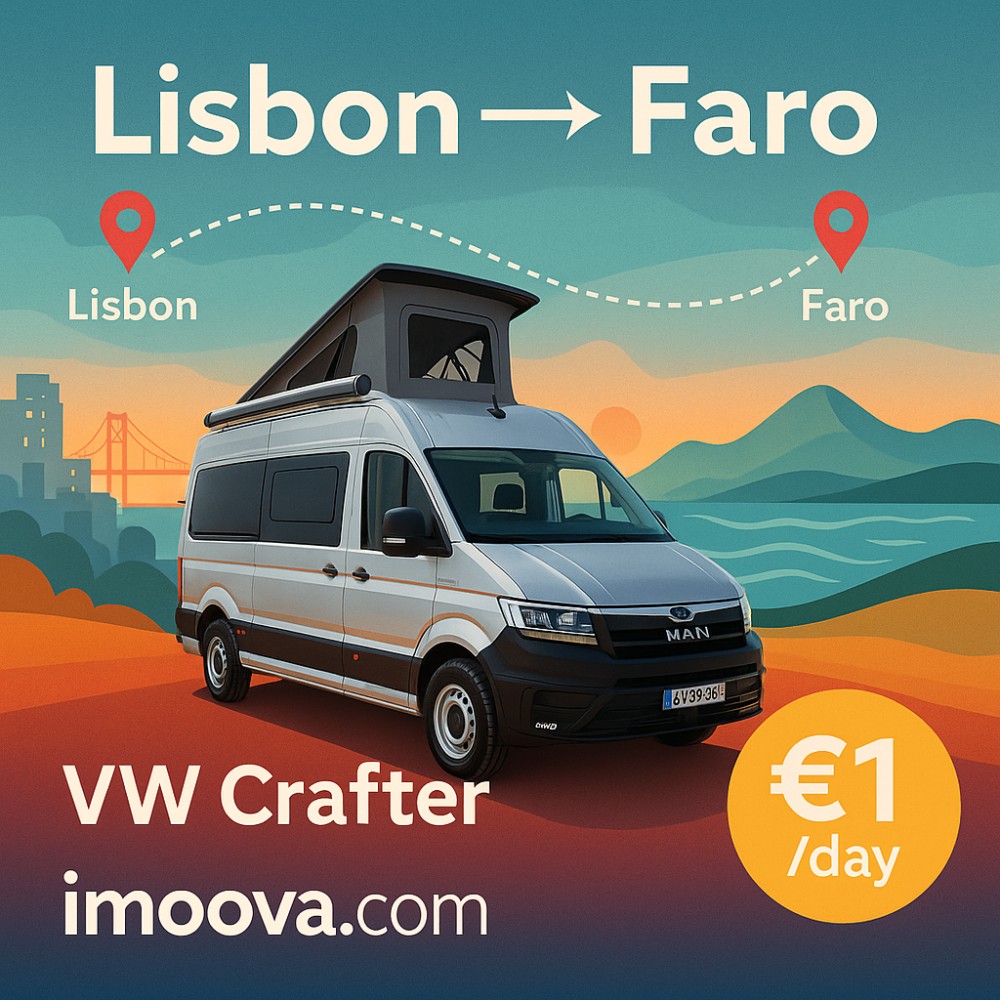 VW Crafter available for relocation from Lisbon to Faro