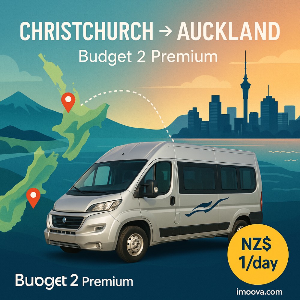 Budget 2 Premium available for relocation from Christchurch to Auckland