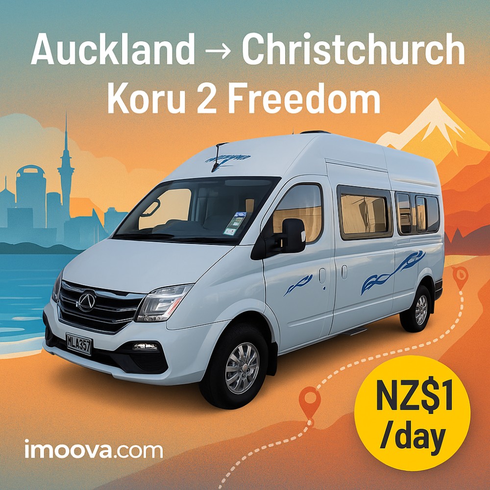 Koru 2 Freedom available for relocation from Auckland to Christchurch