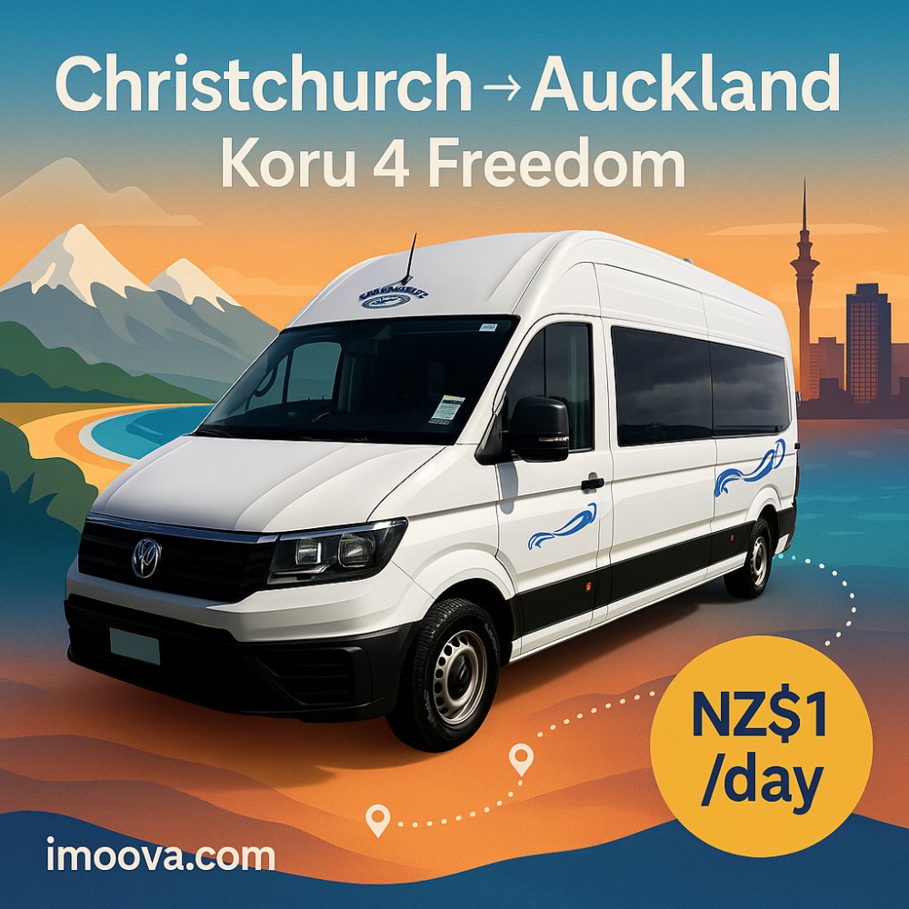 Koru 4 Freedom available for relocation from Christchurch to Auckland