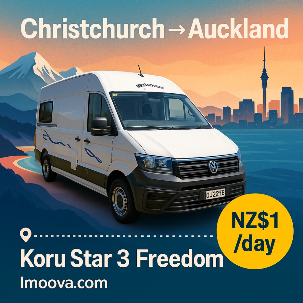 Koru Star 3 Freedom available for relocation from Christchurch to Auckland