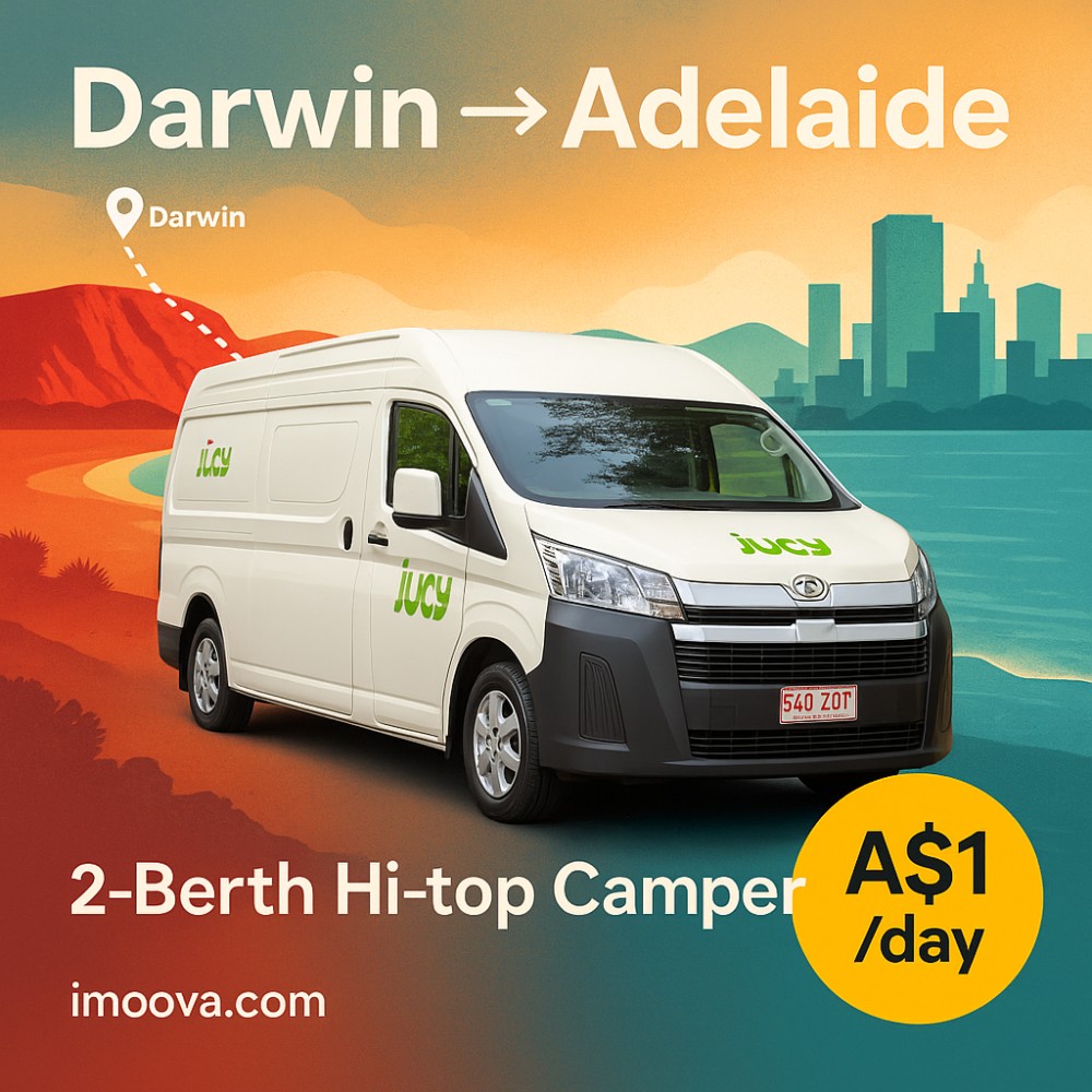 Darwin to Adelaide