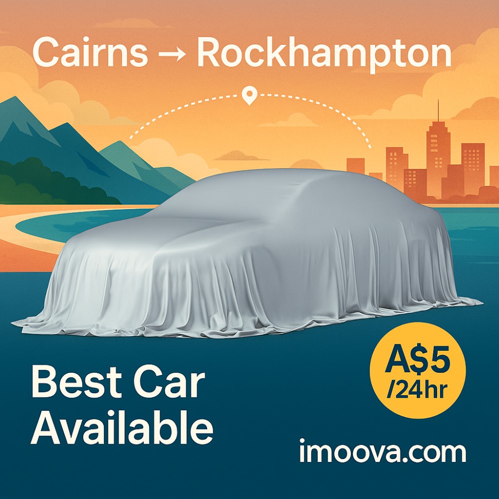 Best Car Available available for relocation from Cairns to Rockhampton