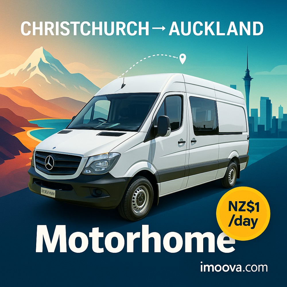 Motorhome available for relocation from Christchurch to Auckland