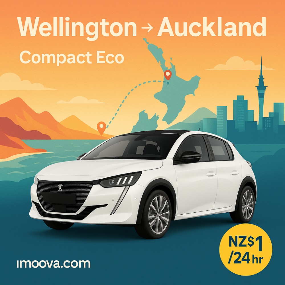 Wellington to Auckland