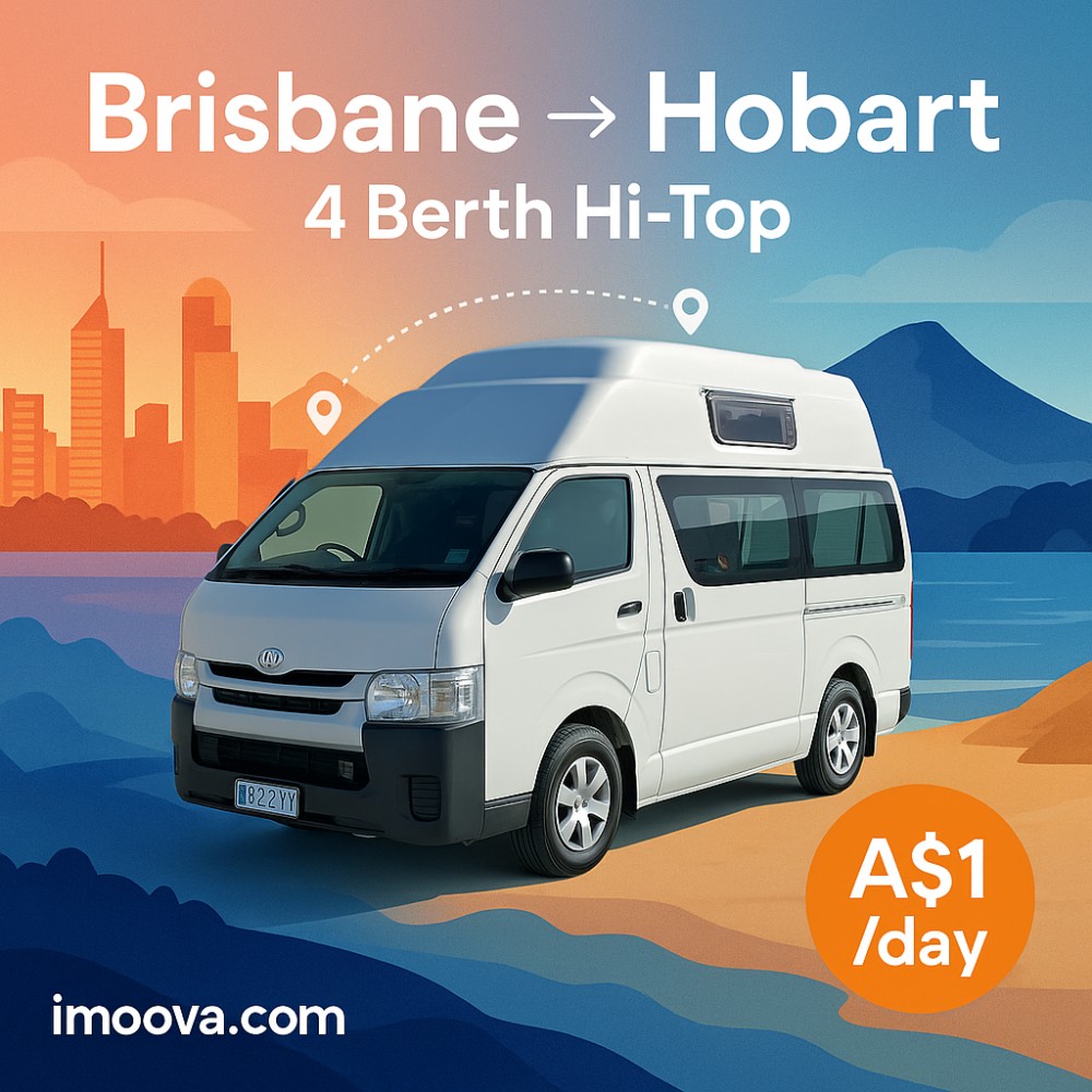 4 Berth Hi-Top available for relocation from Brisbane to Hobart
