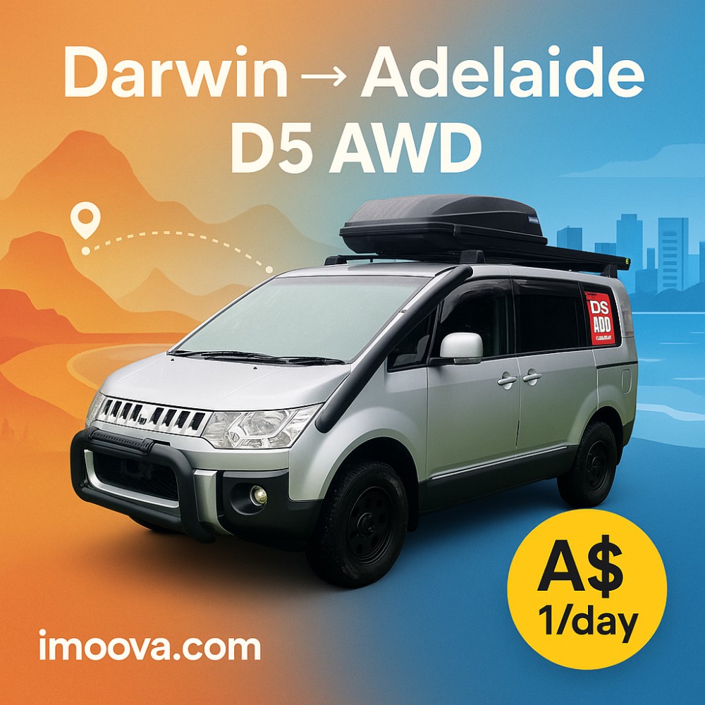 D5 AWD available for relocation from Darwin to Adelaide
