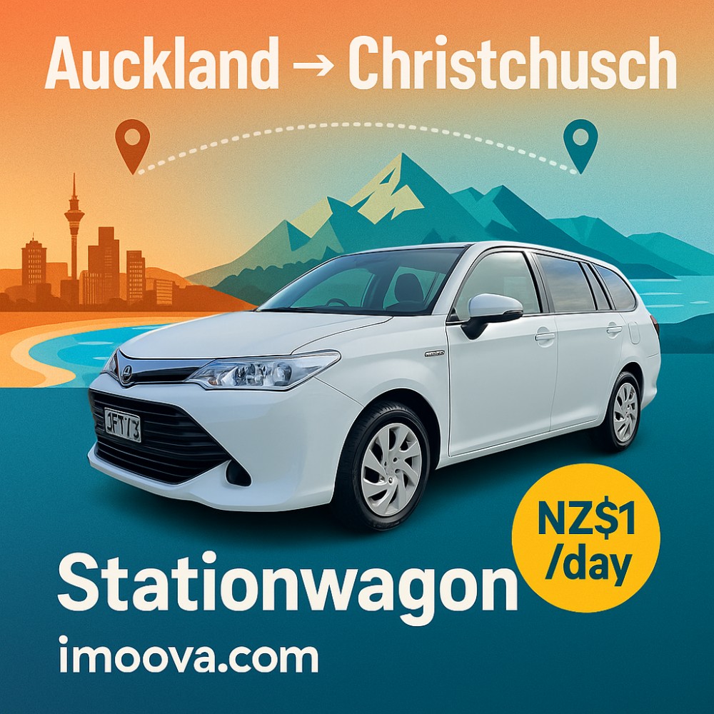 Stationwagon available for relocation from Auckland to Christchurch