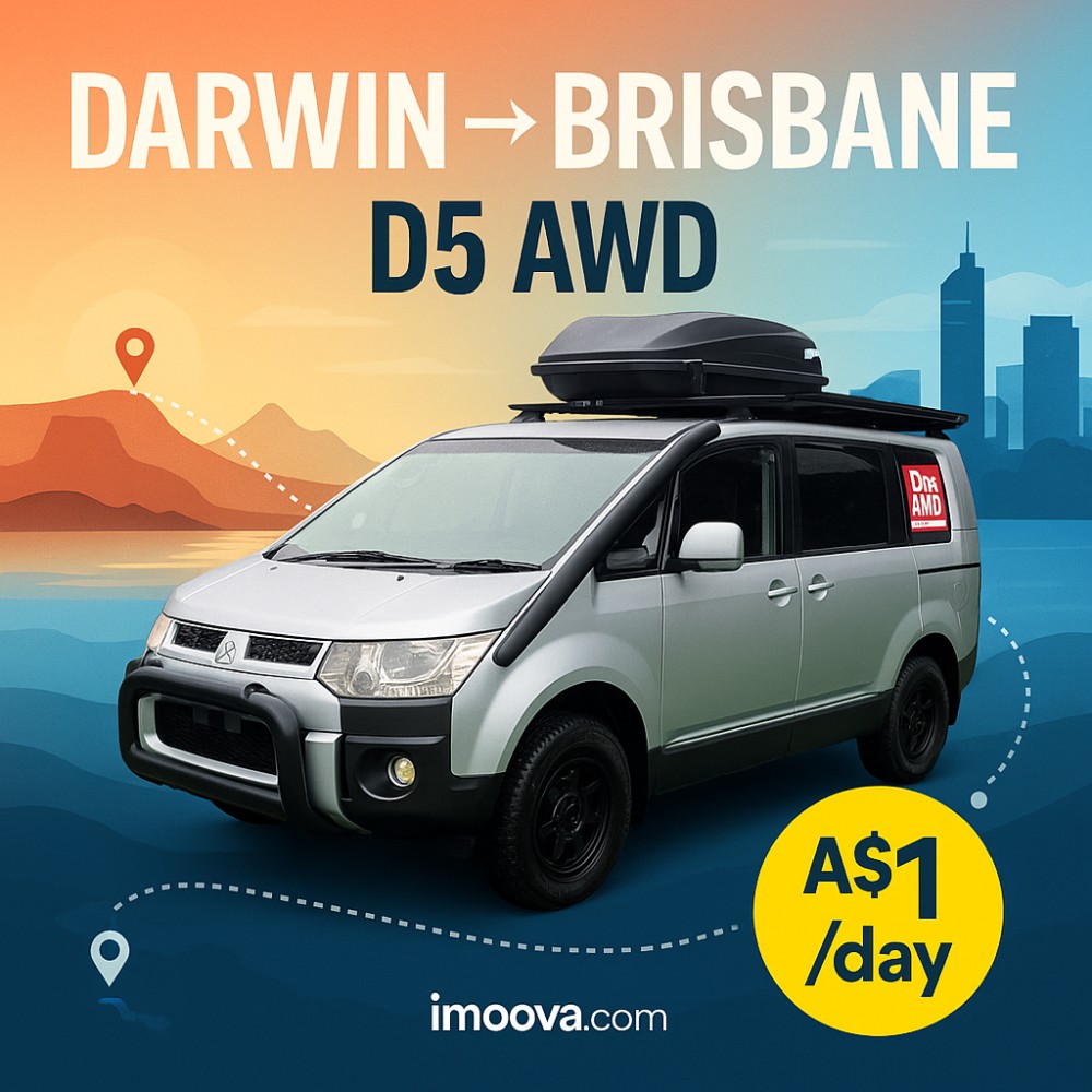 D5 AWD available for relocation from Darwin to Brisbane