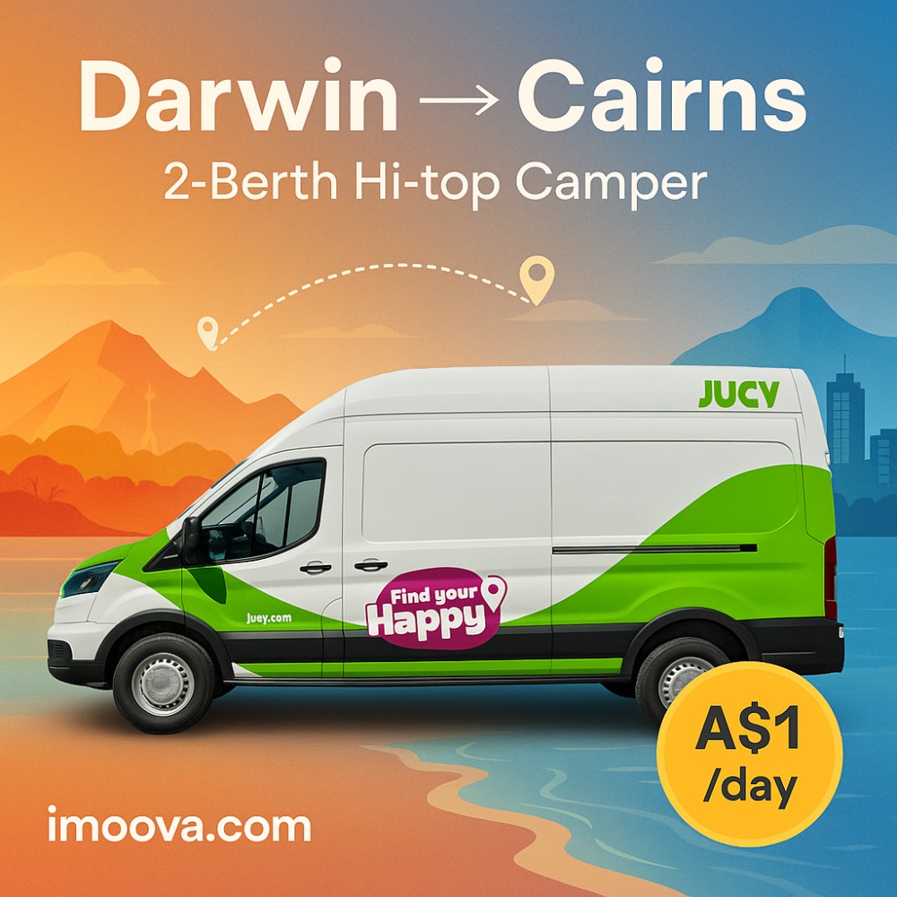 2-Berth Hi-top Camper available for relocation from Darwin to Cairns