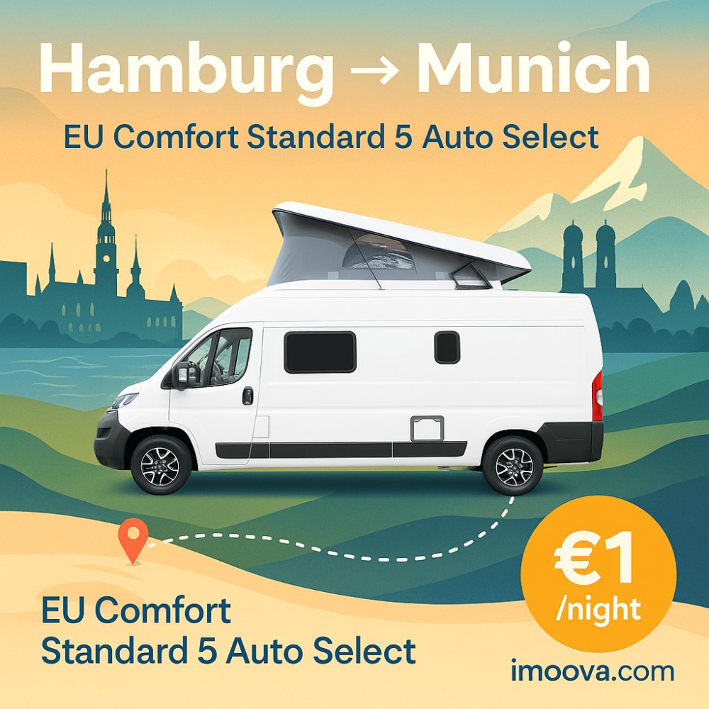 EU Comfort Standard 5 Auto Select available for relocation from Hamburg to Munich
