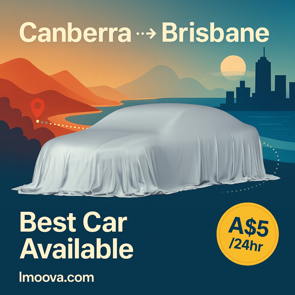 Best Car Available available for relocation from Canberra to Brisbane