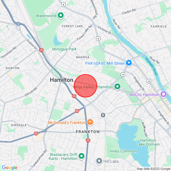 map of departure location