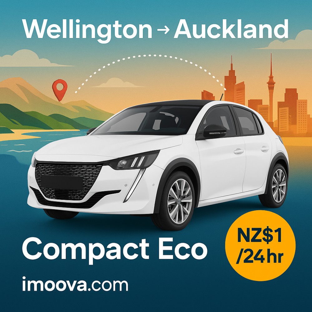 Wellington to Auckland