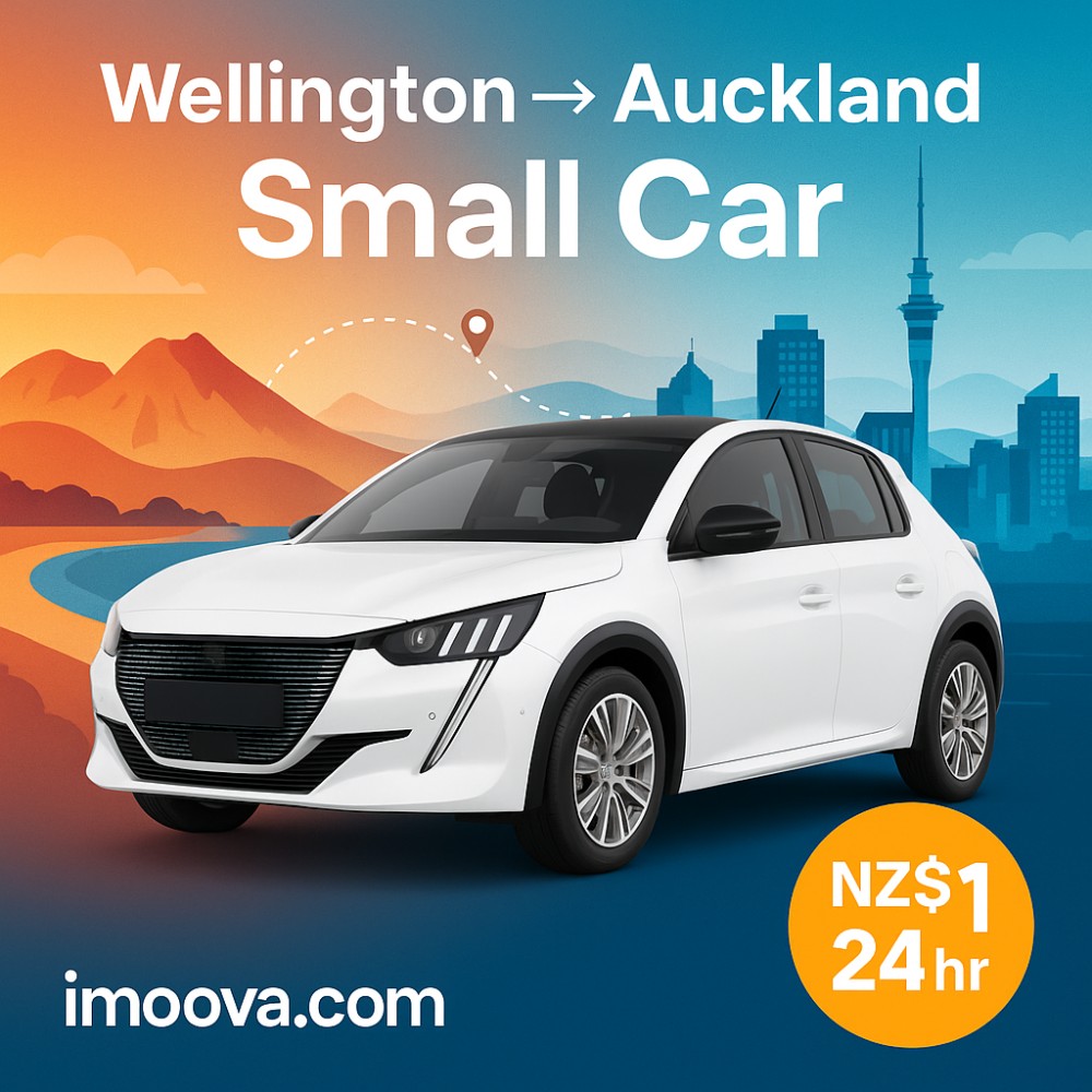 Small Car available for relocation from Wellington to Auckland