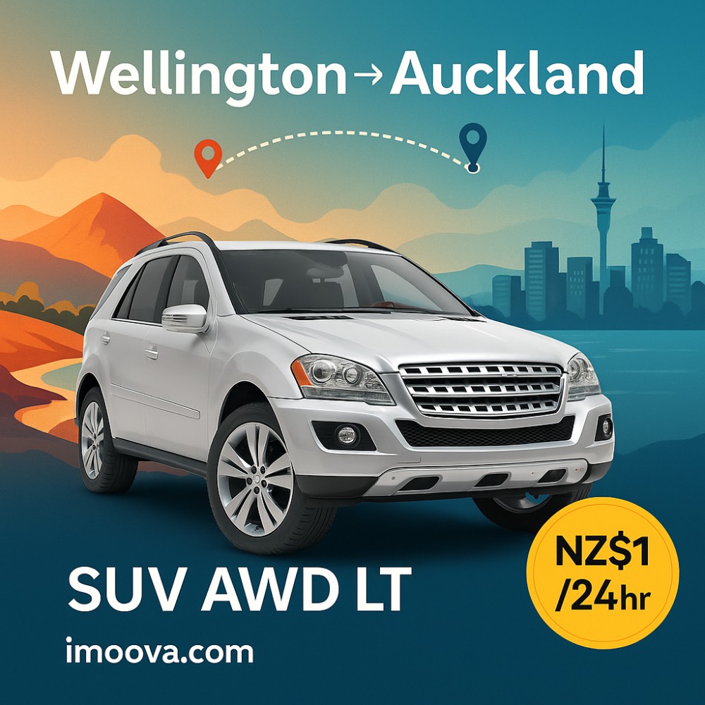 SUV AWD LT available for relocation from Wellington to Auckland
