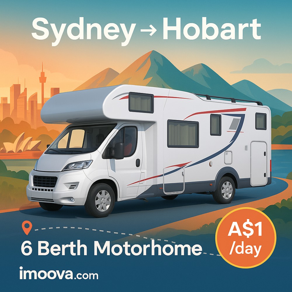 6 Berth Motorhome available for relocation from Sydney to Hobart