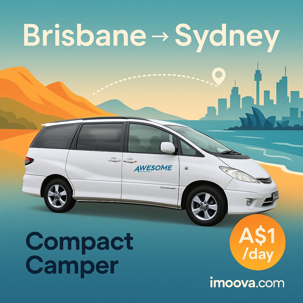 Compact Camper available for relocation from Brisbane to Sydney