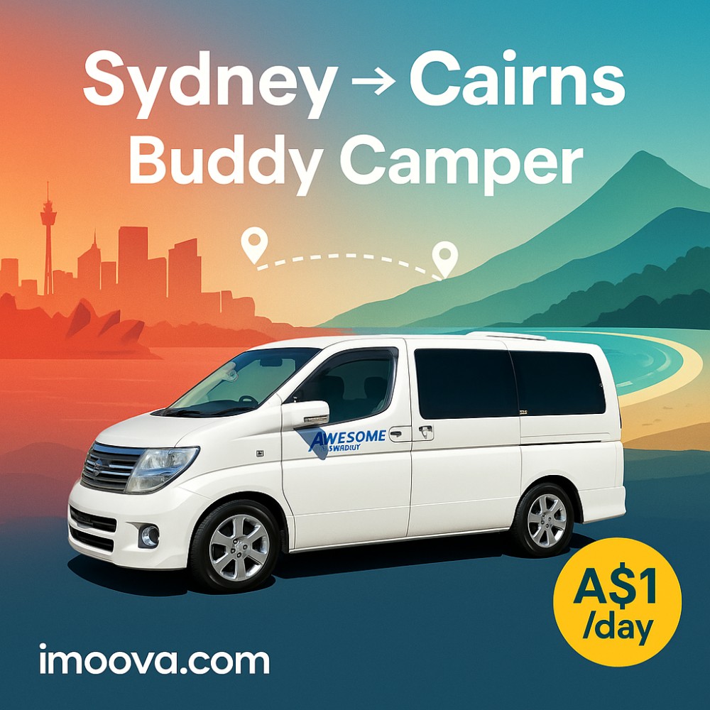 Buddy Camper available for relocation from Sydney to Cairns