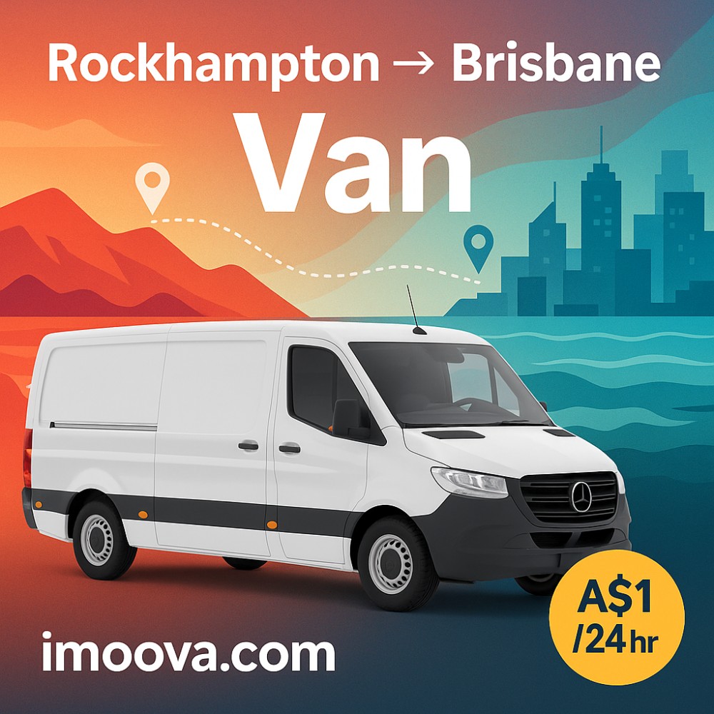 Van available for relocation from Rockhampton to Brisbane