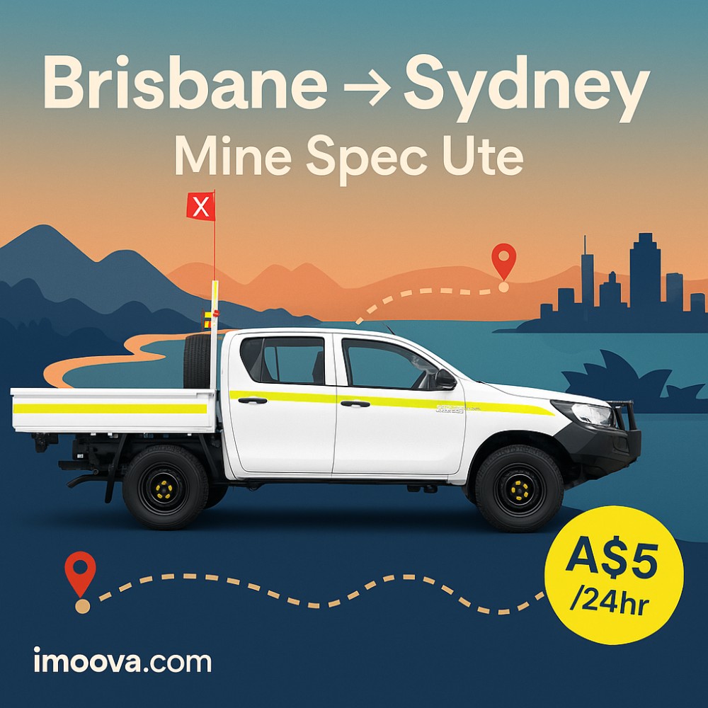 Mine Spec Ute available for relocation from Brisbane to Sydney