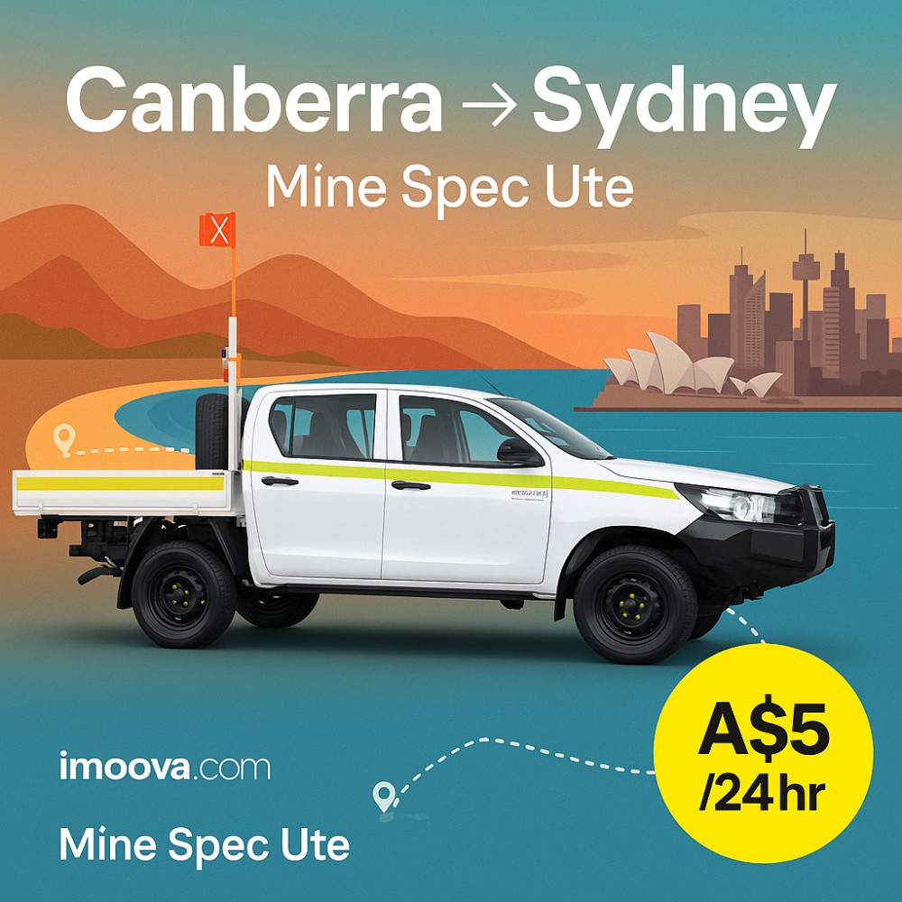 Mine Spec Ute available for relocation from Canberra to Sydney