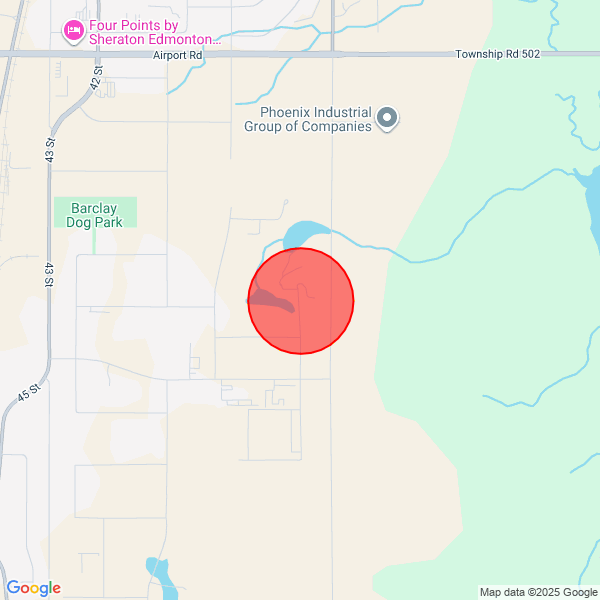 map of departure location