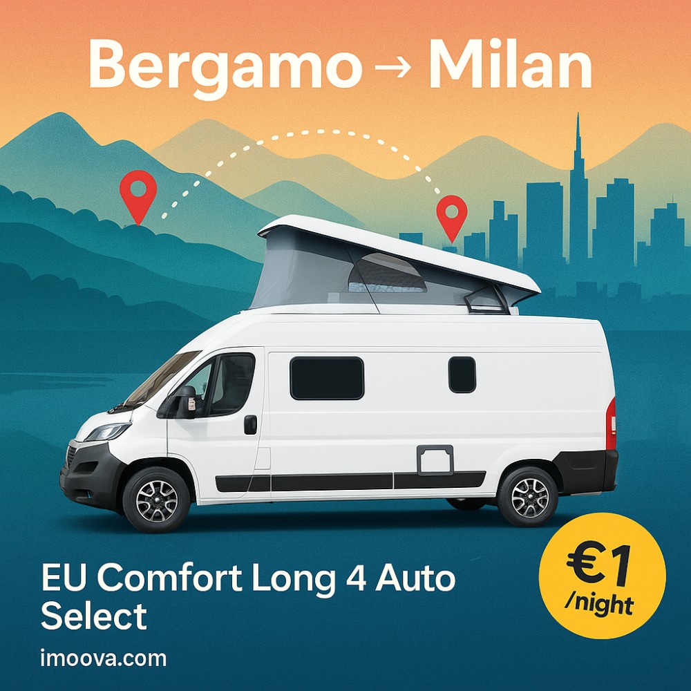 EU Comfort Long 4 Auto Select available for relocation from Bergamo to Milan