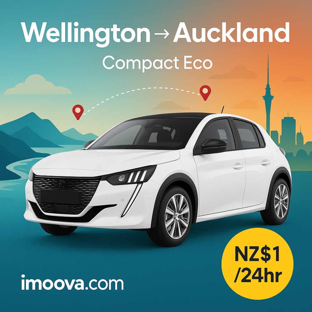 Wellington to Auckland